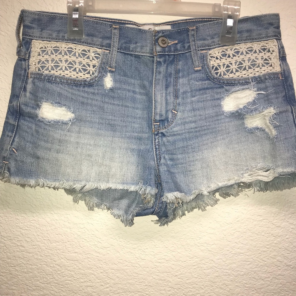 Hollister high-waisted festival shorts